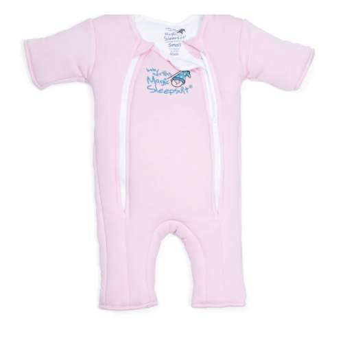 Pink Baby Merlin’s Magic Sleepsuit – Cozy 100% Cotton Baby Sleepwear