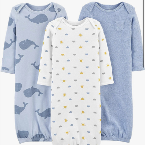 Simple Joys by Carter's Baby Boys 3-pack Cotton Sleeper Gown
