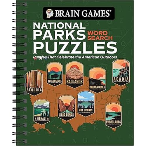 Brain Games - National Parks Word Search Puzzles: Puzzles That Celebrate the American Outdoors