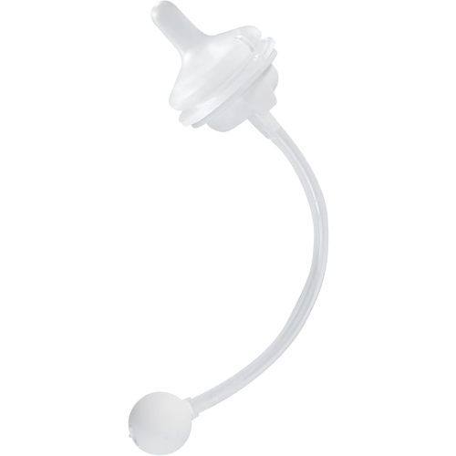 Pigeon Sippy Straw Conversion Kit for Babies 6M+ | Soft Silicone Sipper, Weighted Straw & Cleaning Brush | Smooth Bottle-to-Cup Transition