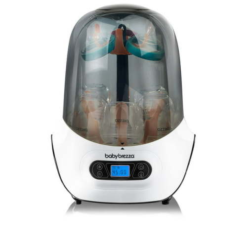 Baby Brezza Baby Bottle Sterilizer & Dryer Machine – Electric Steam Sterilization – Automatic Drying – Universal Fit - Pacifiers, Bottles, Teethers From Any Brand