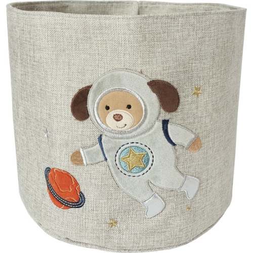 Astro Dog Toy Bin, Gray - MON AMI | Maisonette