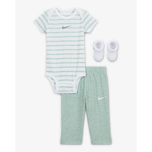 Nike Baby Bodysuit, Pants, and Terry Socks 3-Piece Set. Nike.com