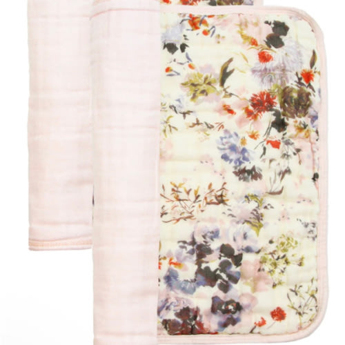 Cloud Muslin™ Burp Cloth 2 Pack - Nellie/Blush