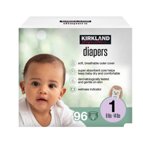 Kirkland Signature Diapers, Size 1 Same-Day Delivery | Costco