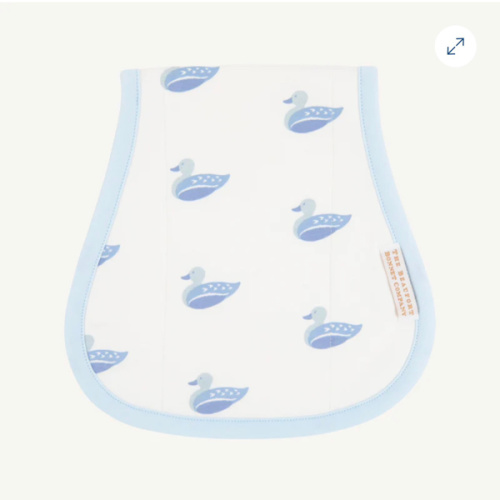 Oopsie Daisy Burp Cloth - Sir Proper's Sweet Arrival (Blue)