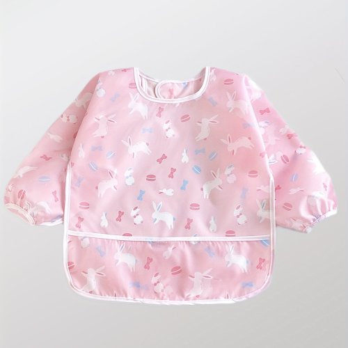 New Baby Reversible Bib Infant Feeding Bib Kids Bib Cartoon Painting Bib Print Bib Bib