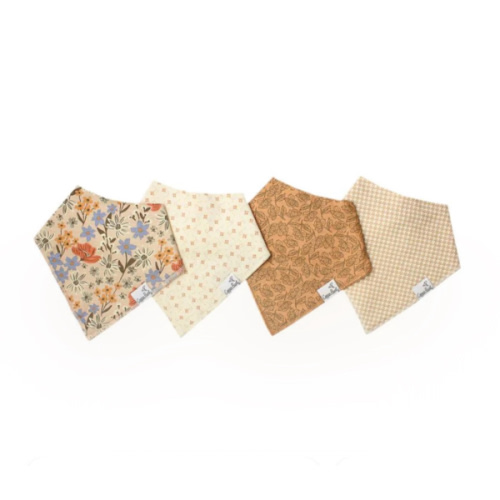 Bandana Drool Bibs - 4 Pack | Snuggle Bugz | Canada's Baby Store