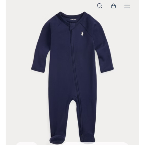 Cotton Interlock Footed Coverall