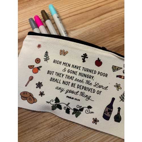 Icon Friends Zippered Pencil Pouch