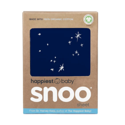 100% Organic Cotton SNOO Baby Bassinet Fitted Sheet - MIDNIGHT GALAXY