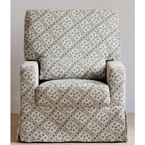 Crawford Upholstered Swivel Glider