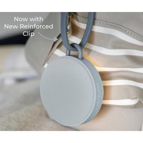 Yogasleep Hushh 2 Portable Sound Machine for Baby & Kids, New Reinforced Clip, Backlit Buttons, Night Light, 6 Soothing Natural Sounds, Easy to Use Timer, Volume Control, Toddler Lock, Noise Canceling