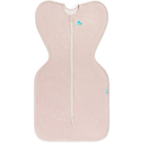 Love to Dream Swaddle UP, Baby Sleep Sack, Self-Soothing Swaddles for Newborns, Snug Fit Helps Calm Startle Reflex, New Born Essentials for Baby, 1.0 TOG, Medium 13-19 lbs, Powder Pink Twinkle