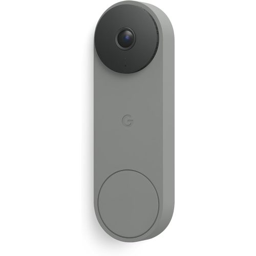 Google Nest Doorbell (Wired, 3rd Gen) - 2K Video and Gemini, Live View, Night Vision, 2-Way Audio - Works with Google Home - 2025 Model - Hazel
