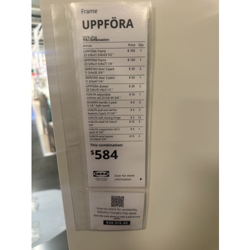 Frame Uppfora combo from IKEA