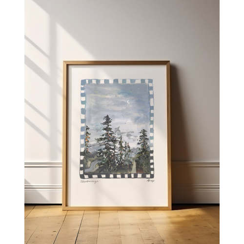 Ellenborough Park Art Print - A4 size