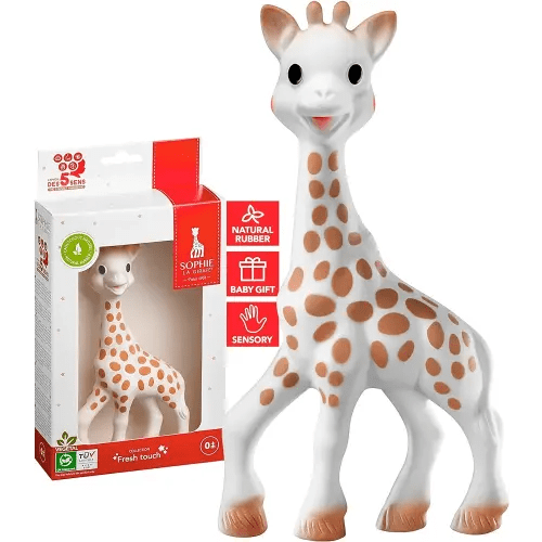 Vulli Sophie The Giraffe Teether, Brown/White