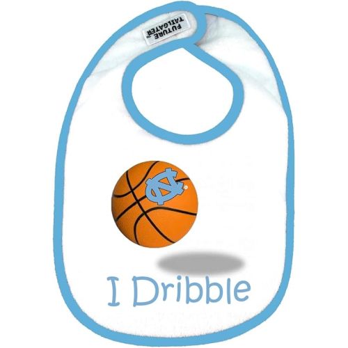 North Carolina UNC Tar Heels I Dribble Cotton Baby Bib