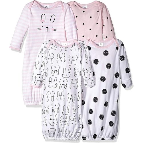 Gerber baby-girls 4-pack Sleeper Gown