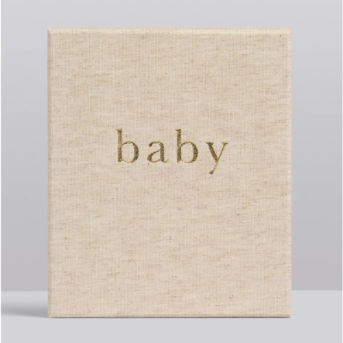 My First Year Baby Journal - Oatmeal - Write To Me AU
