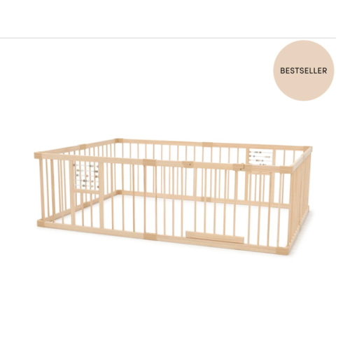Natural Wooden Baby Play Pen