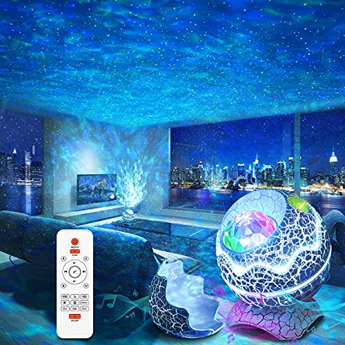Rossetta Star Projector, Galaxy Projector for Bedroom, LED Night Light Aurora Projector with Bluetooth Speaker, White Noise, Timer and Remote, Room Decor, Gifts for Kids, Adults, Christmas, Birthday