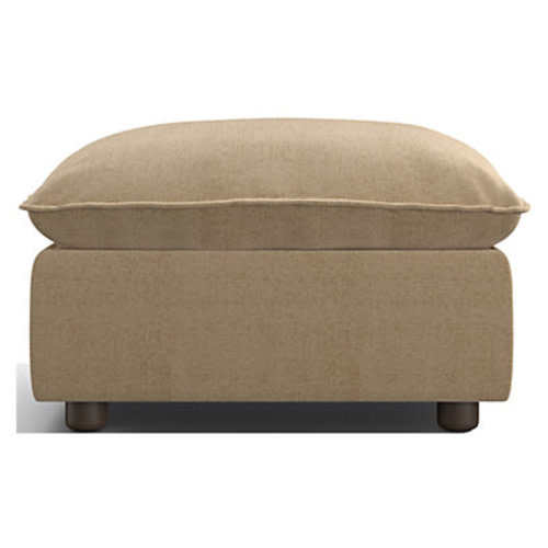 Harbour Natural Flange Nursery Storage Ottoman