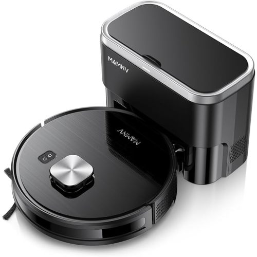 Robot Vacuum and Mop Combo, Robot Vacuum Self-Emptying with 11500Pa Suction, 70-Day Capacity, Fast Home Mapping, LiDAR Navigation, Smart Obstacle Avoidance, Ideal for Pet Hair, Carpet, Hard Floor