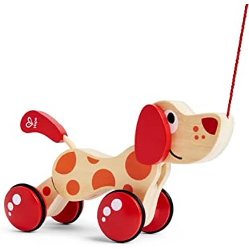 Hape Walk-A-Long Puppy Wooden Pull Toy