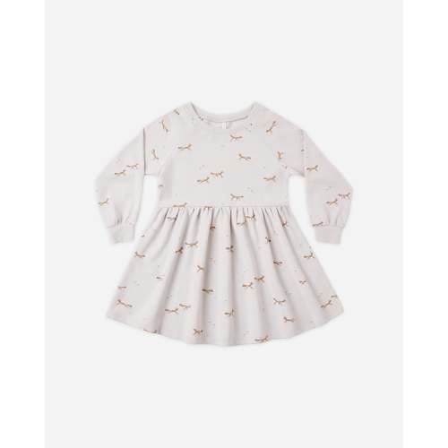 Raglan Dress Foxes – Rylee + Cru