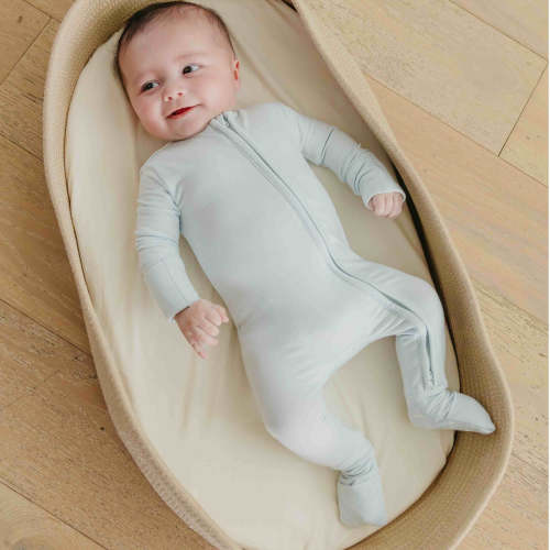 Convertible Zip-Up Footie Pajama - Air