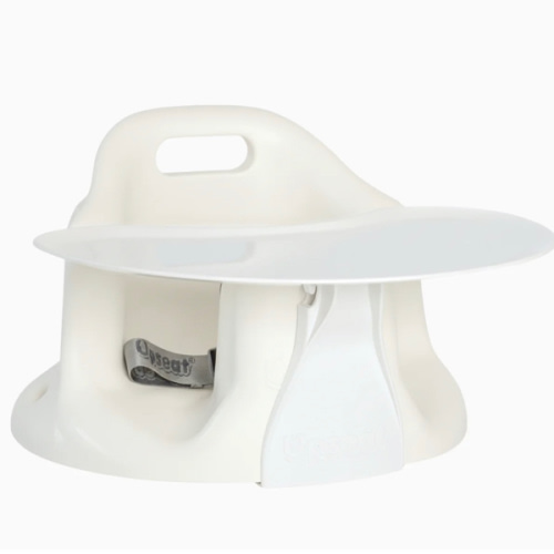 Upseat Baby Floor & Booster Seat with Tray - Coconut