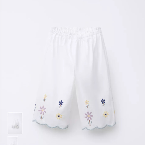 CROSS-STITCH CULOTTES - White | ZARA United States