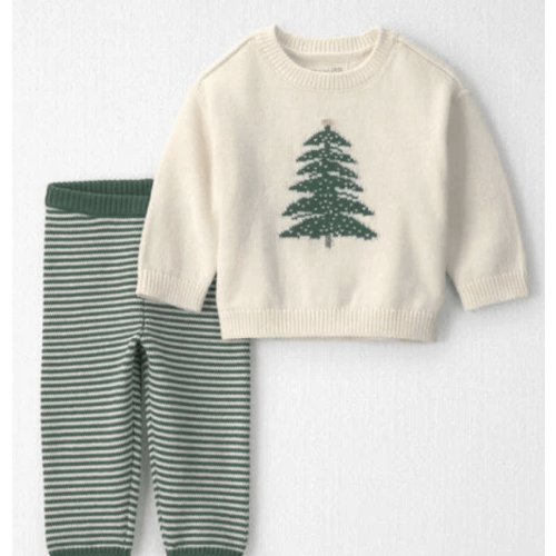 Carter's Baby 2-Piece Organic Cotton Sweater Knit Top & Pant Set