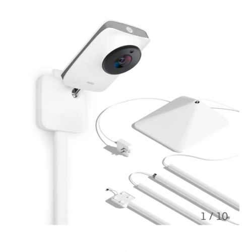 Miku Pro Smart Baby Monitor With Wall Mount and Floor Stand | Breathing and Sleep Tracking