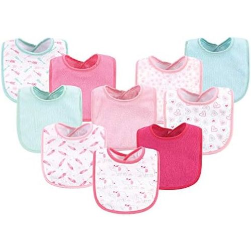 Luvable Friends Unisex Baby Cotton Terry Bibs