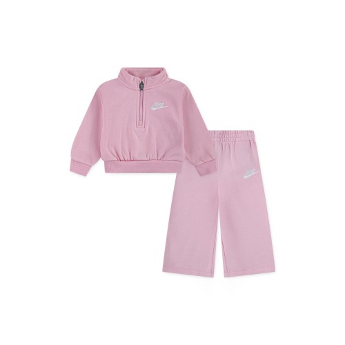 Club Essentials Fleece Half Zip Pullover & Sweatpants Set