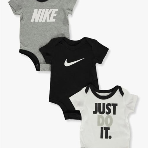 Nike 3 Pack Infant Baby Bodysuits