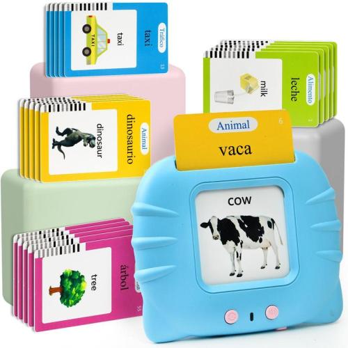 Bilingual English & Spanish Interactive Talking Flash Cards Learning - TikTok Shop