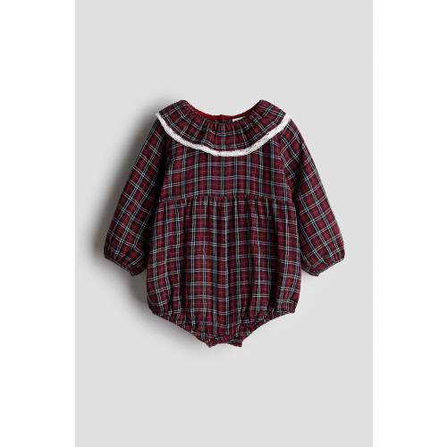 COTTON MUSLIN ROMPER SUIT