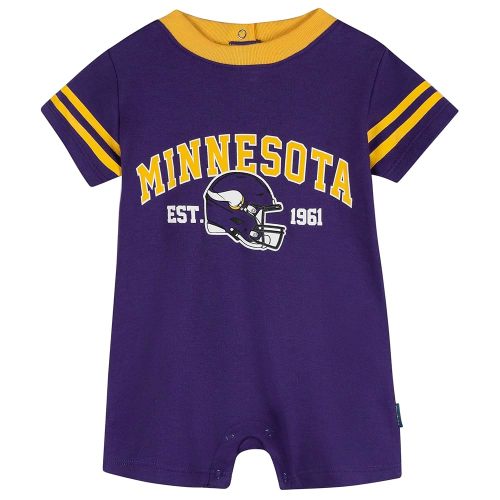 Gerber NFL Unisex Baby Nfl Team Short Sleeve Romper