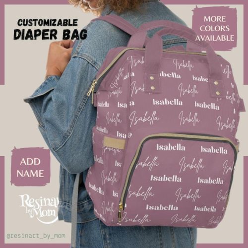 Personalized Diaper Bag Backpack: Custom Baby Shower Gift - Etsy