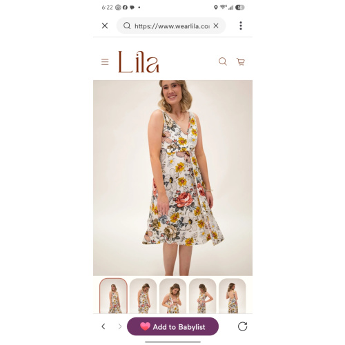 Juliet Labor & Postpartum Gown in Vintage Floral-All Sales are Final ( – Lila