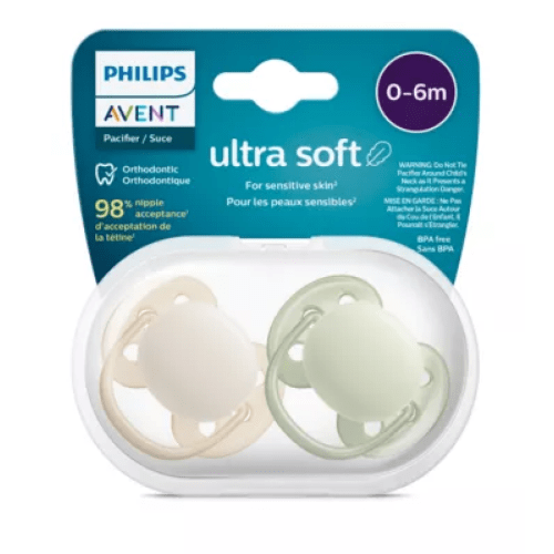 Avent Ultra Soft Pacifier 0-6m 2 pack