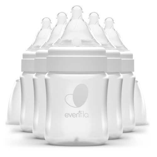 Evenflo Feeding Premium Proflo Venting Balance Plus Wide Neck Baby, Newborn and Infant Bottles - Developed by Pediatric Feeding Specialists - 5 Ounce (Pack of 6)