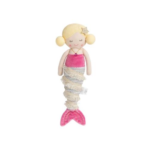 Charming Blonde Mermaid Bestie Doll | Mud Pie Kids