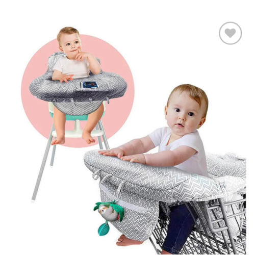 2 in 1 Baby Shopping Cart Covers High Chair Cover