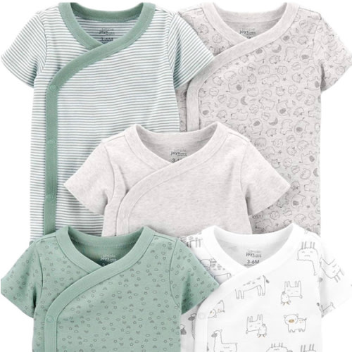 Simple Joys by Carter's unisex-baby 5-pack Side Snap Short-sleeve Bodysuit