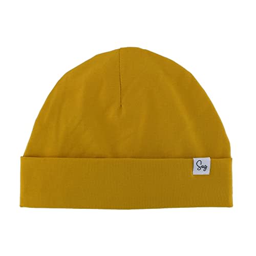 Jersey Beanie Hat for Newborn Baby Boys Girls Silky Satin Lined Hats Bonnet Toddler Infant Little Kids Beanies Caps